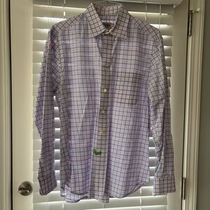 Gitman Brothers Sport Shirt Size L Color Pink/Blue